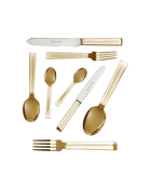 Flatware Metropole Gold-Plated Stainless Steel (8)