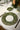 Assiette à pain vert jade