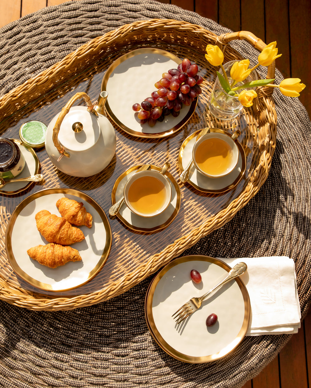 Dessert Plate Mediterraneo Sand