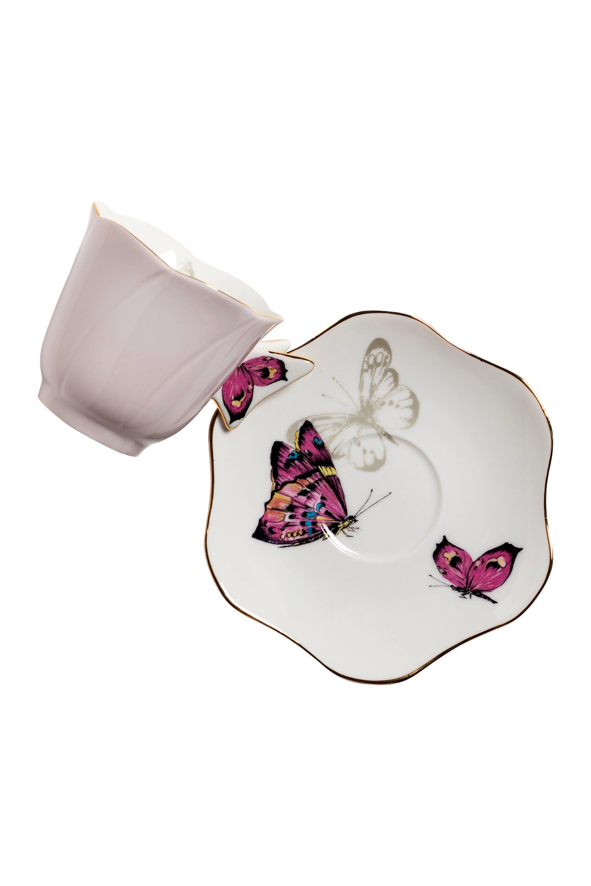 Tea Cup and Saucer Borboleta (4)