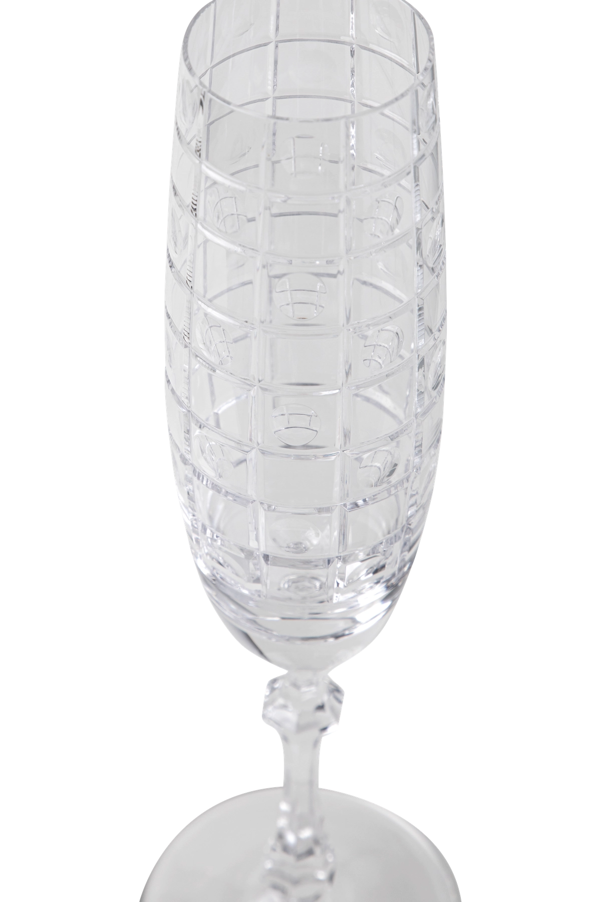 Champagne Glass Jacaranda Clear