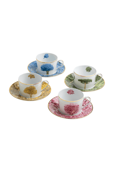 Tea Cup and Saucer Arvores do Brasil (4)
