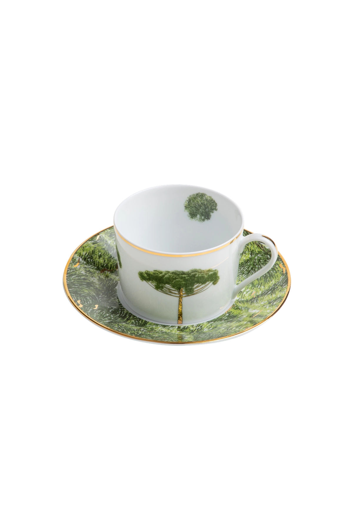 Tea Cup and Saucer Arvores do Brasil (4)