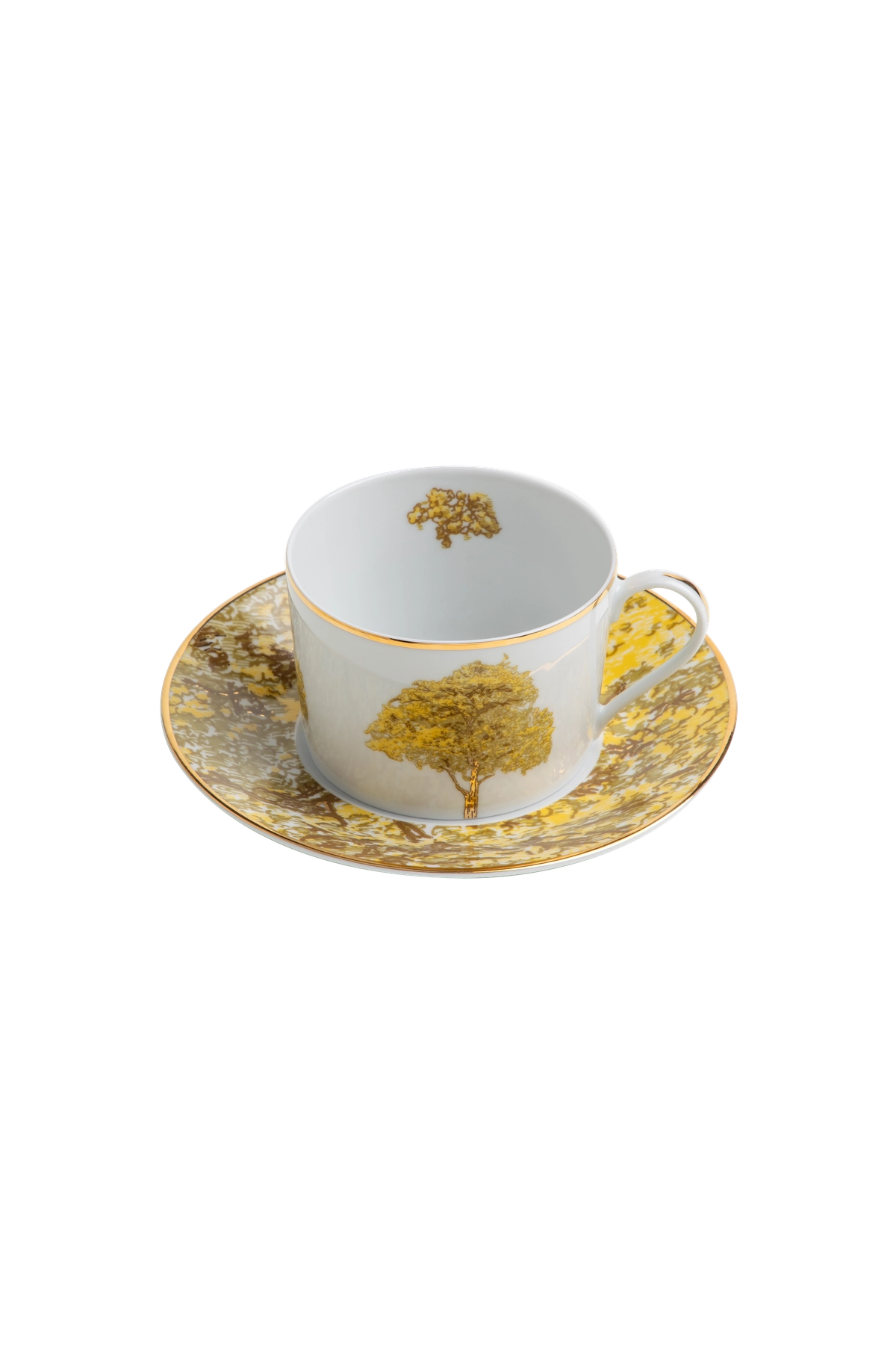 Tea Cup and Saucer Arvores do Brasil (4)