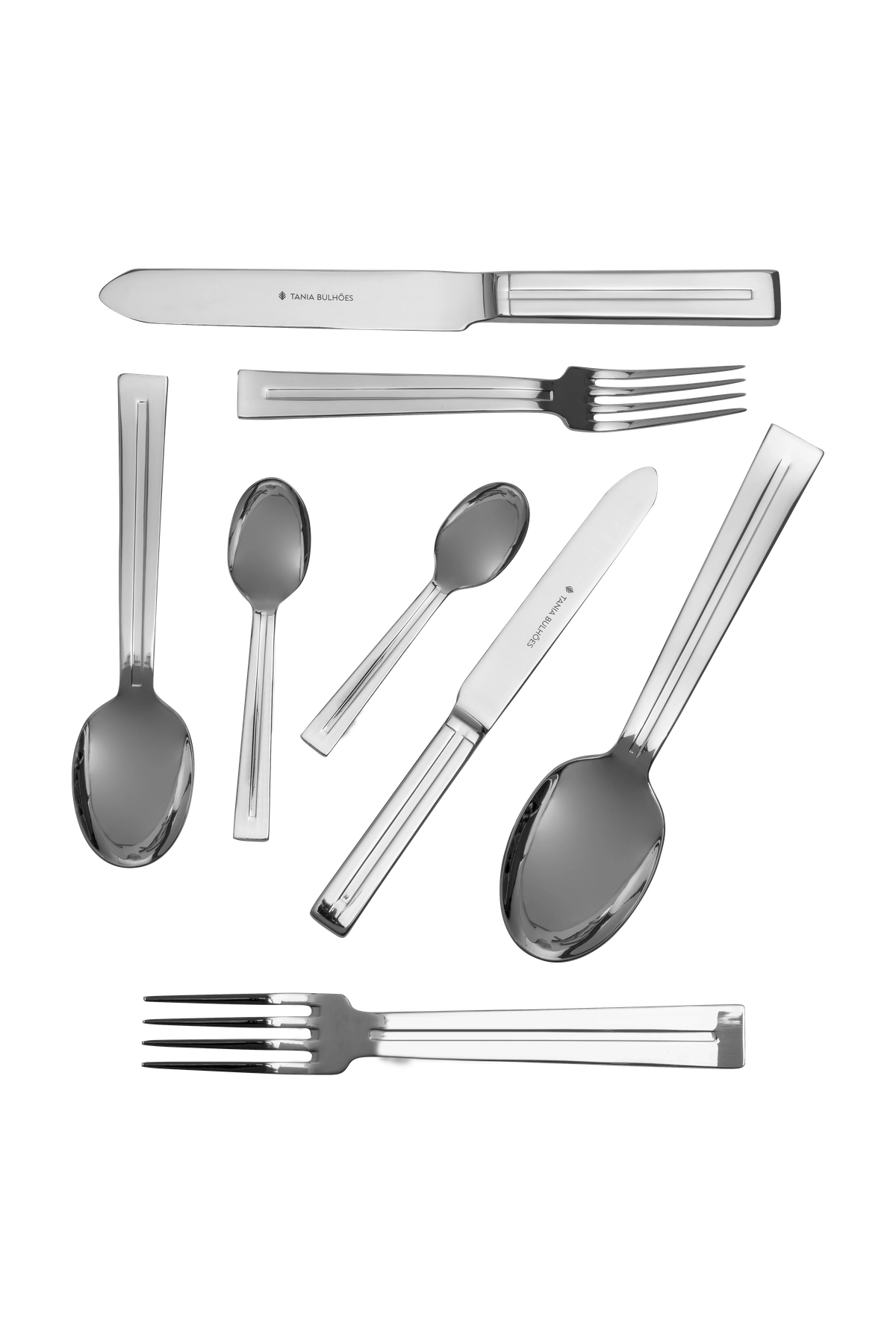 Flatware Metropole Silver-Plated Stainless Steel (8)