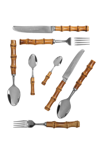 Flatware Angra Stainless Steel Bamboo (8)
