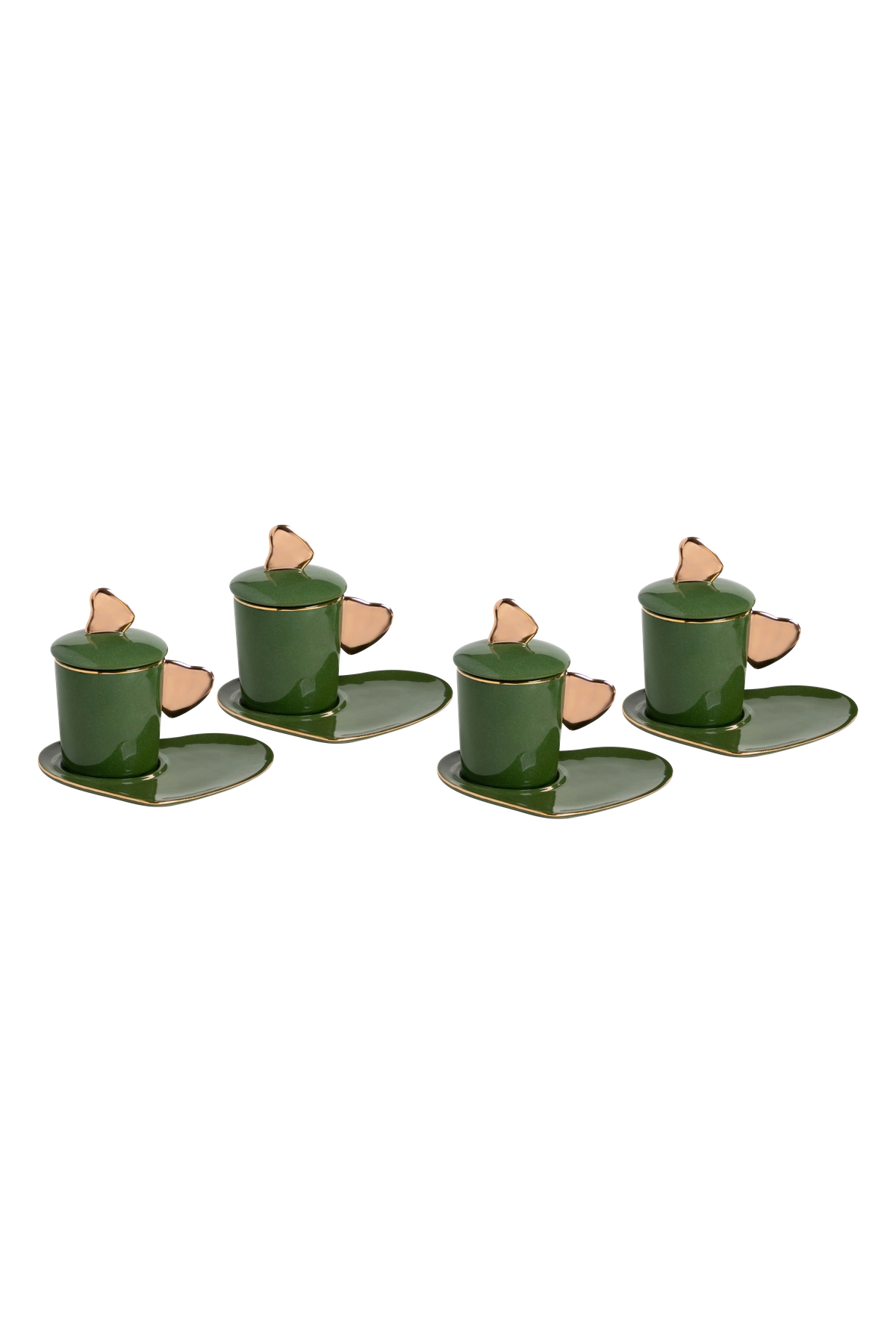 Espresso Cup and Saucer Coracao (4)