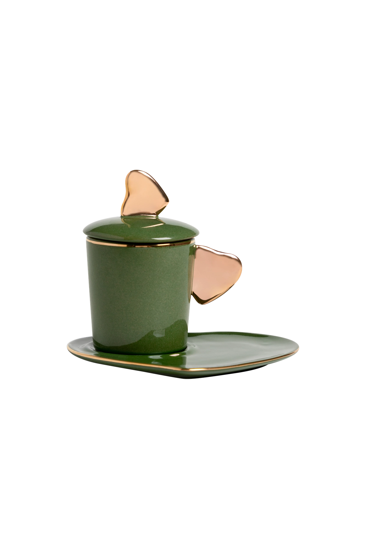 Espresso Cup and Saucer Coracao (4)