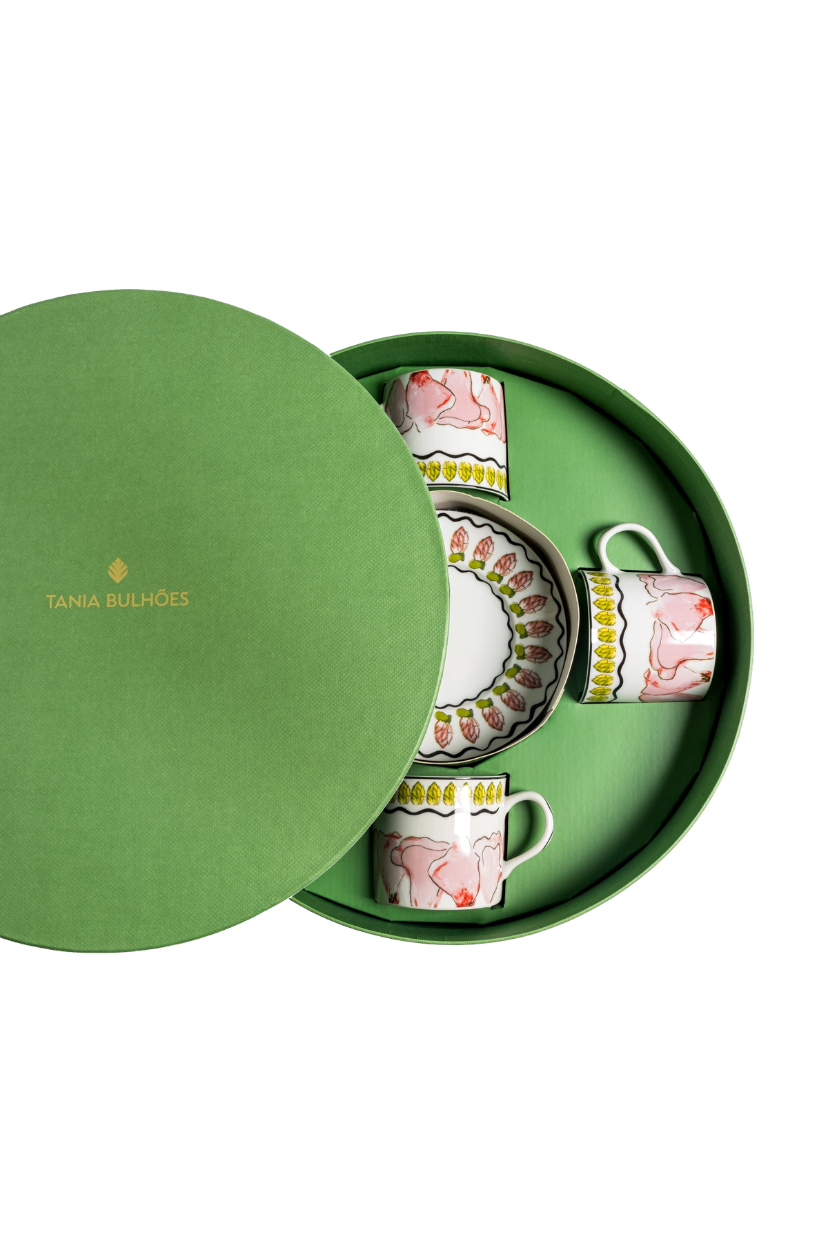 Tea Cup and Saucer Tropicos (set of 4)