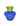 Vase Duo Blue