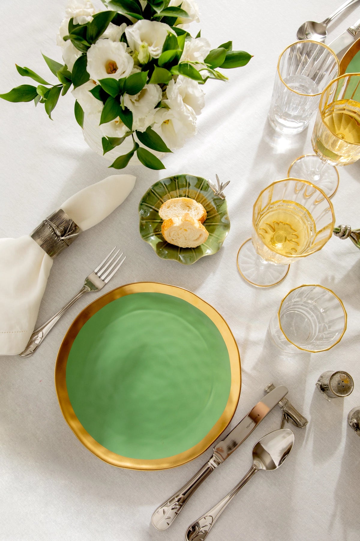 Dinner Plate Mediterraneo Green