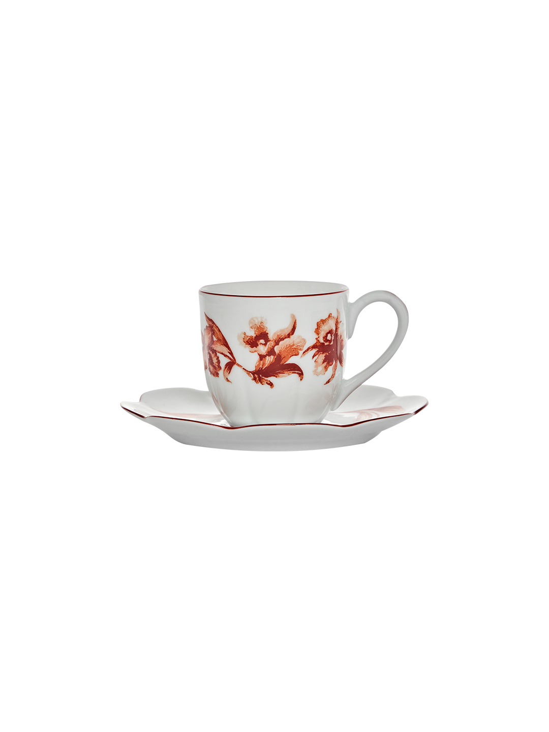 Espresso Cup and Saucer Rouge de Fer
