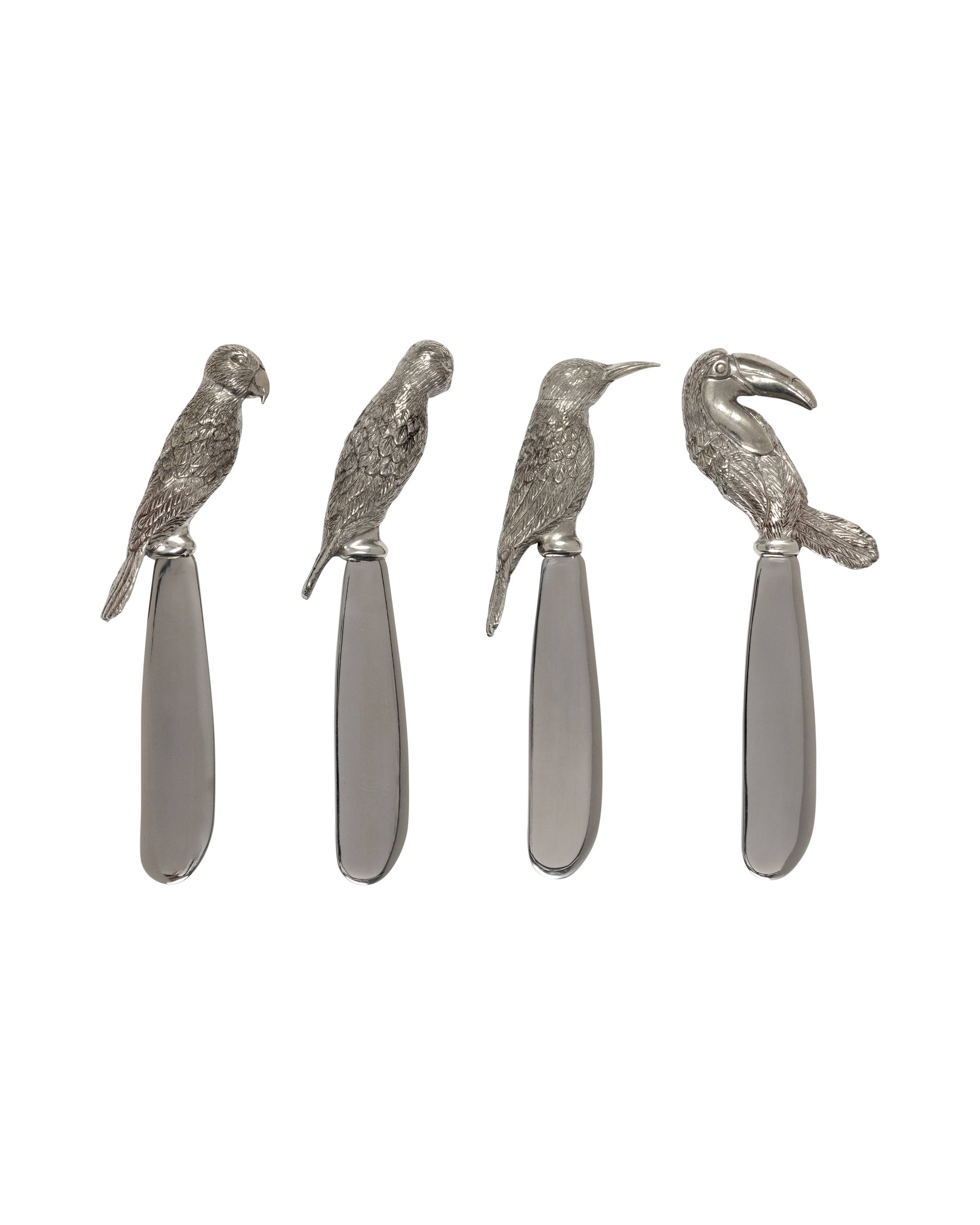 Set de spatules Passaros do Brasil (lot de 4)