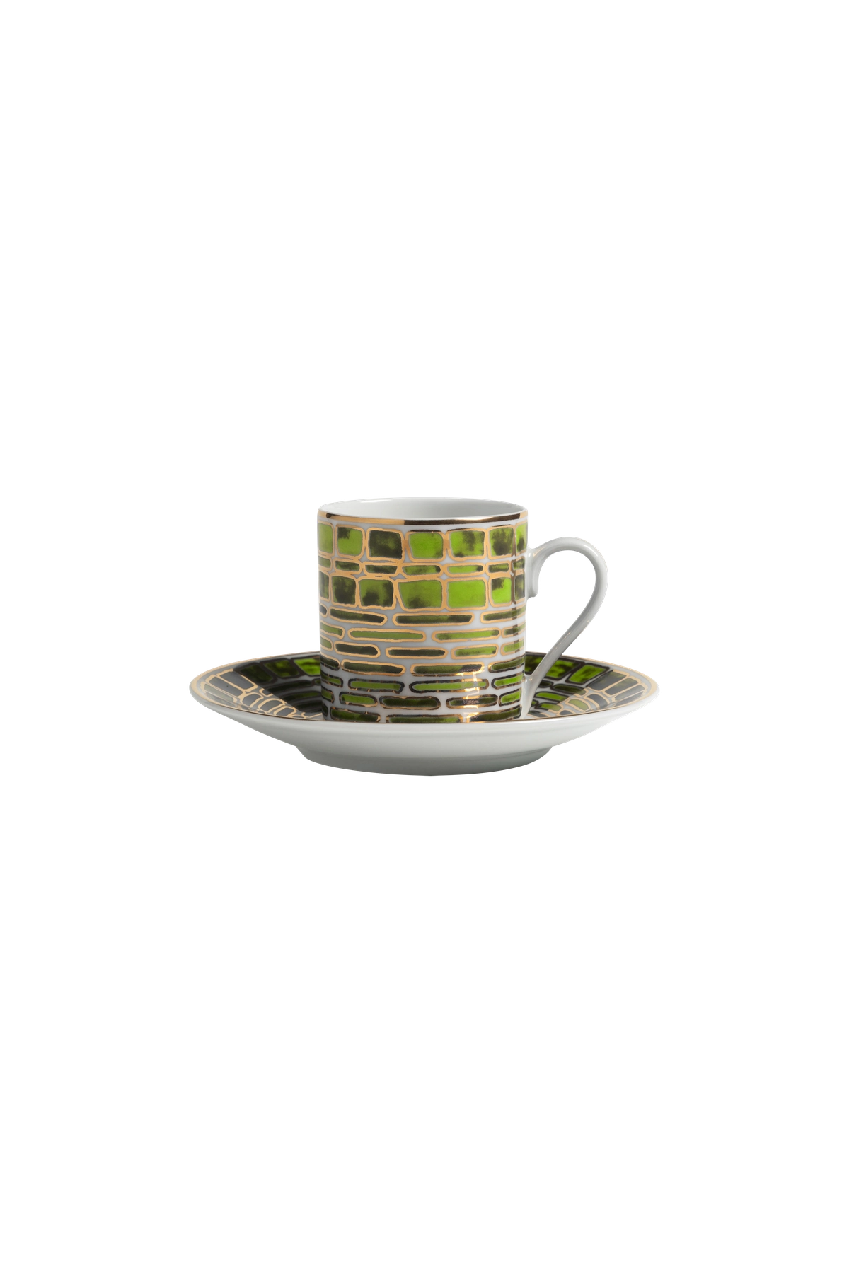 Espresso Cup and Saucer Jade Green (set of 4)