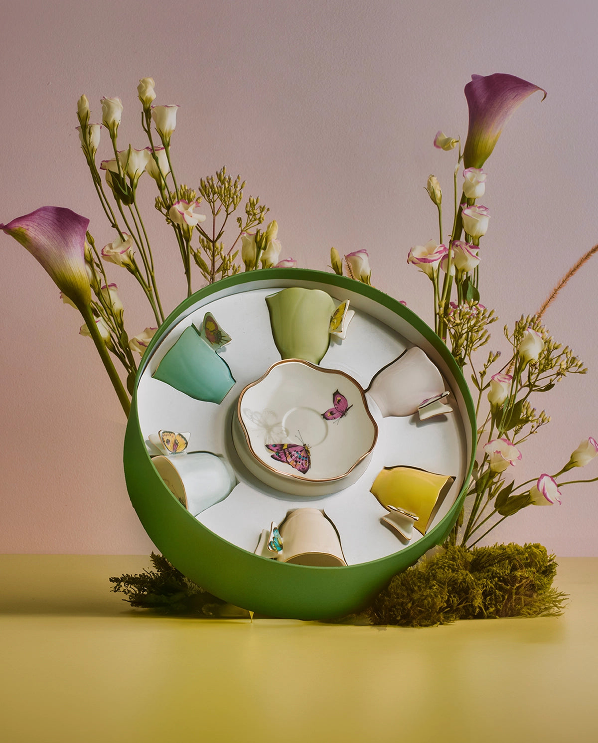 Espresso Cup and Saucer Borboleta (6)