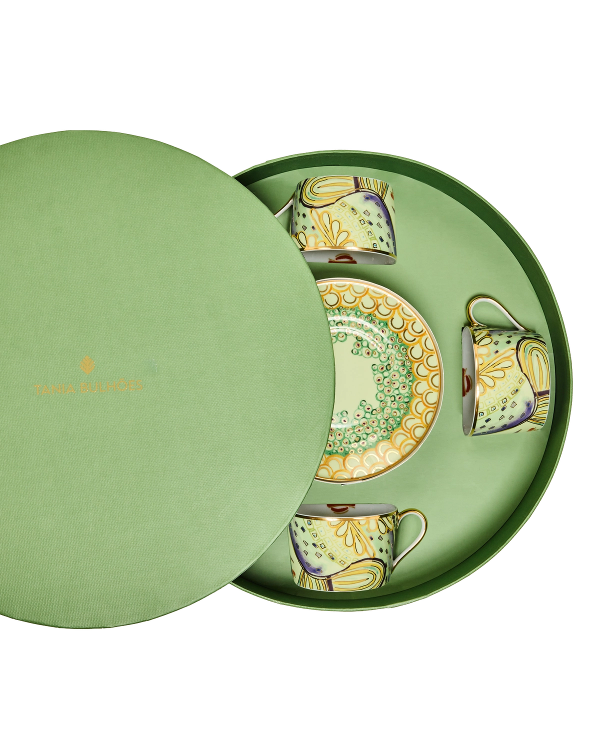 Tea Cup and Saucer Portrait (set of 4)