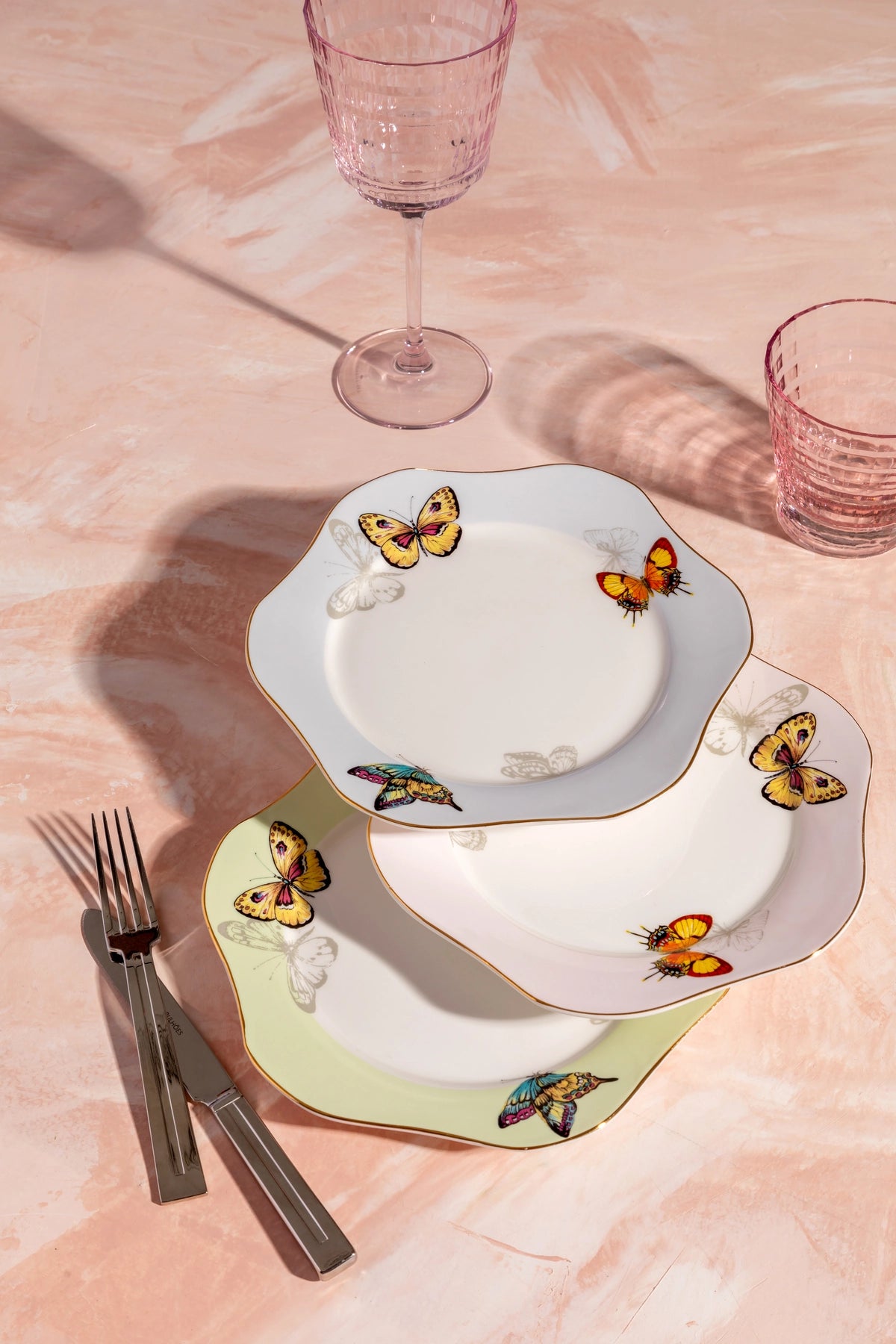 Dessert Plate Borboleta (3)