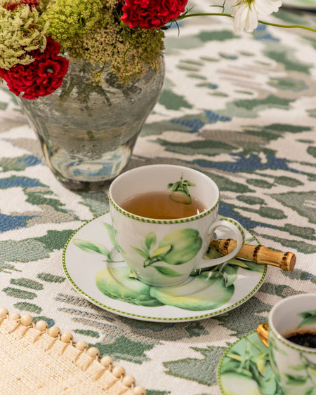Tania Bulhoes Tea Cup and Saucer Bergamota