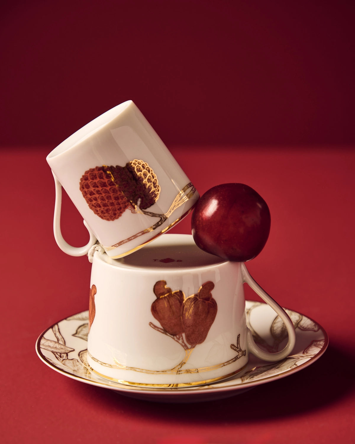 Tasse à expresso et soucoupe Frutas do Brasil (4)