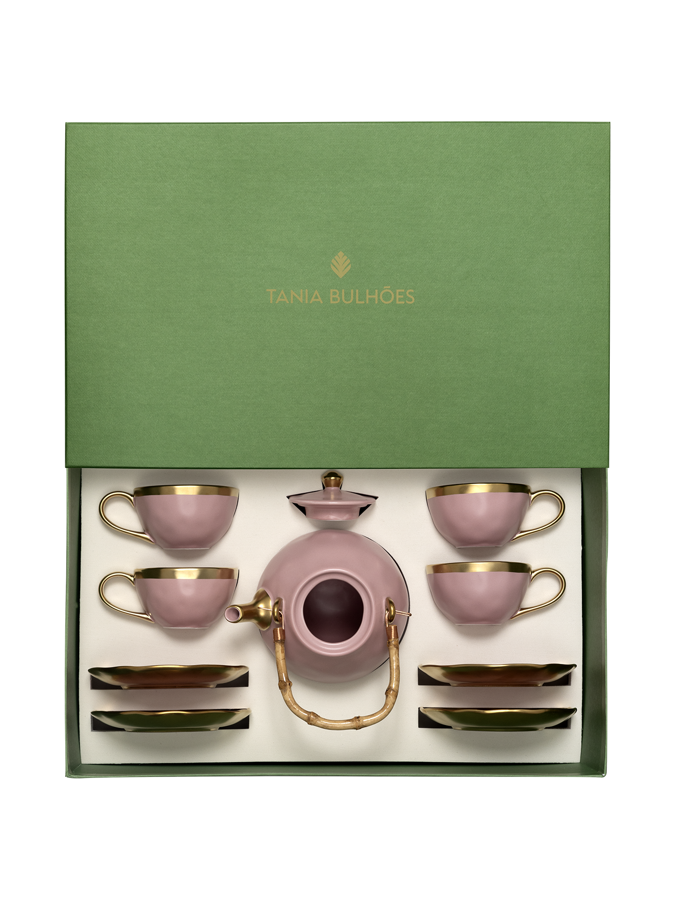 Tea Set Mediterraneo Pink (set of 5)