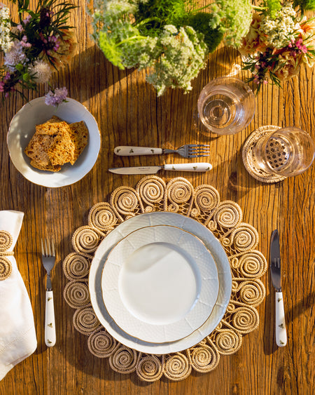 Flatware Colmeia Stainless Steel Fine Porcelain (8)