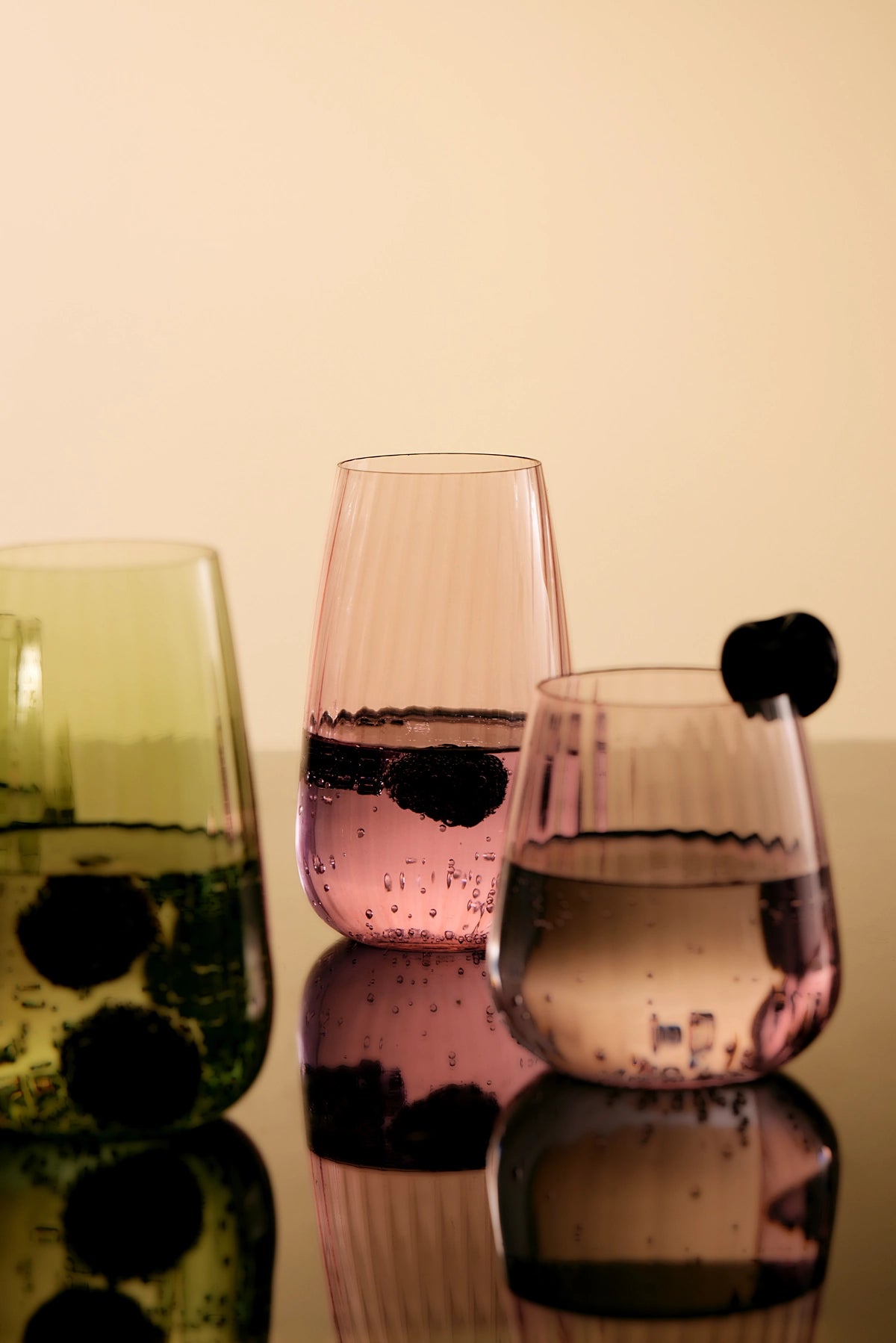 Long Glass Positano Pink