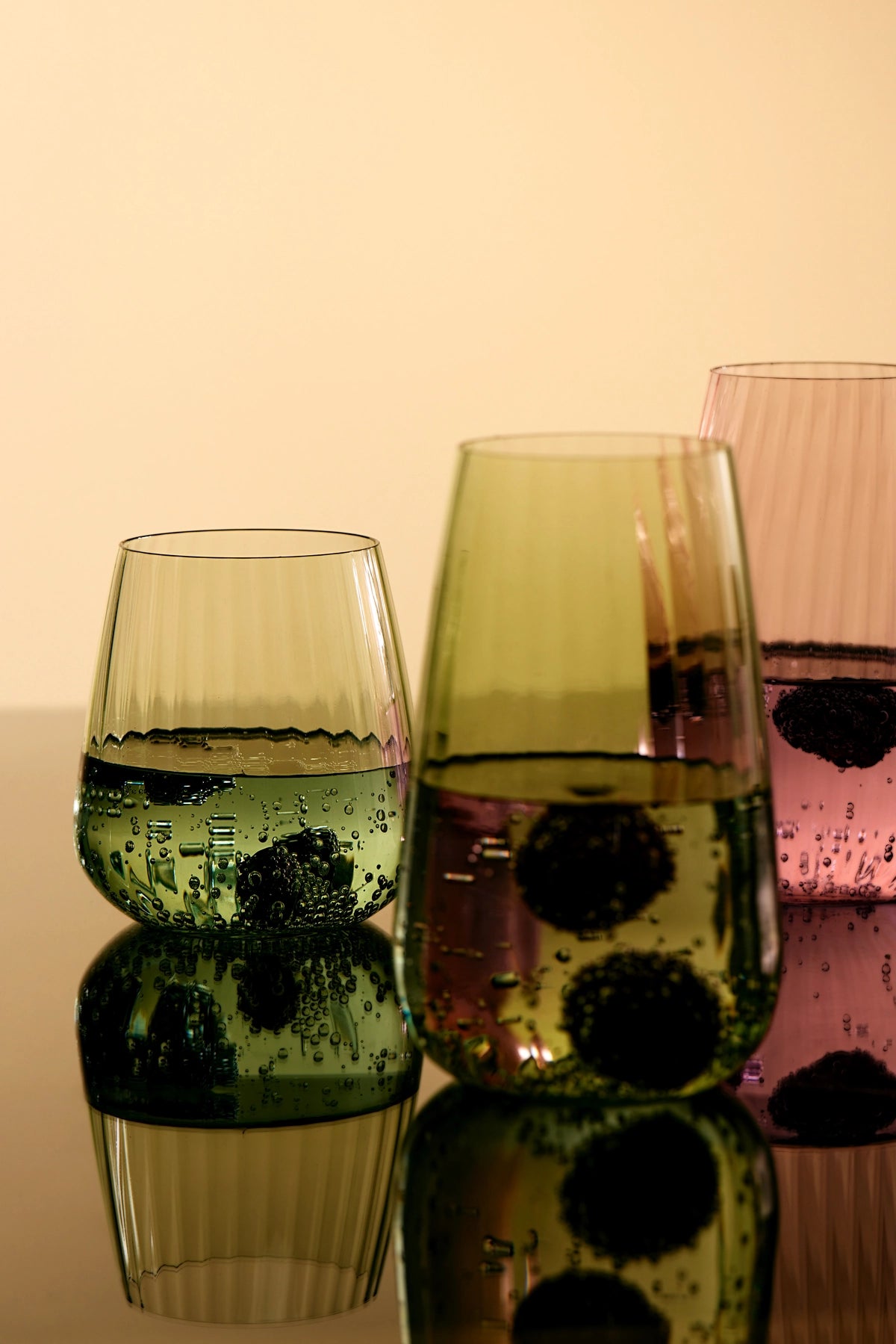 Long Glass Positano Green