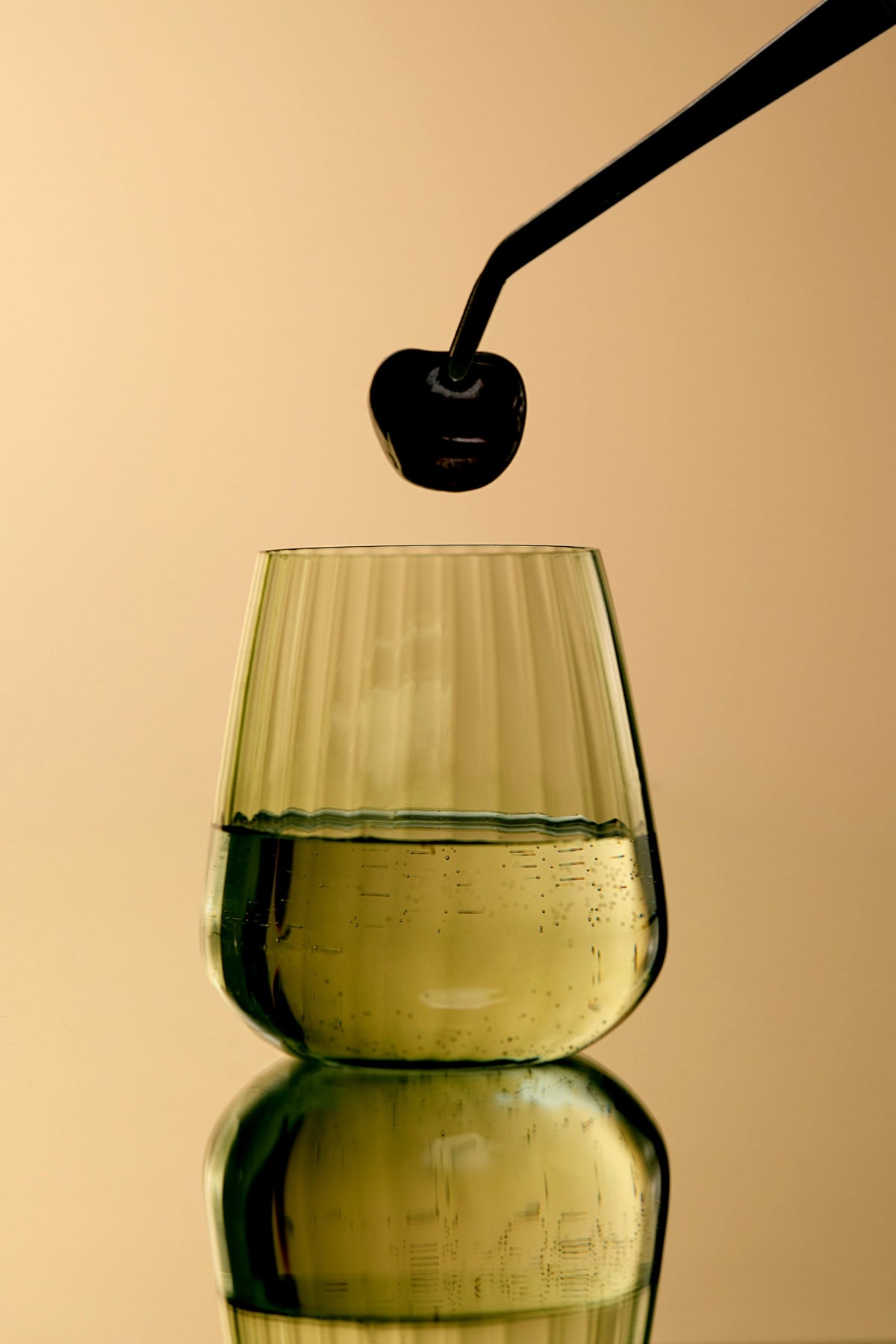 Short Glass Positano Green