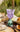 Stemmed Glass Sardegna Purpura & Green