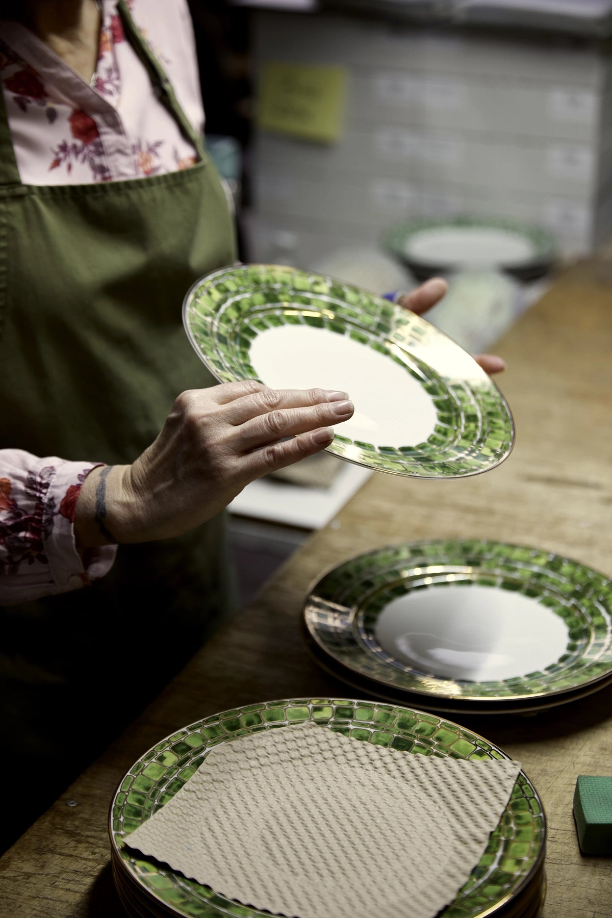 Dessert Plate Jade Green