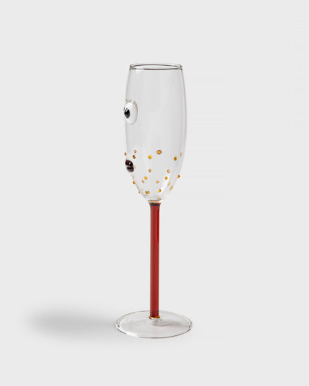Tania Bulhoes Champagne Glass Carinhas