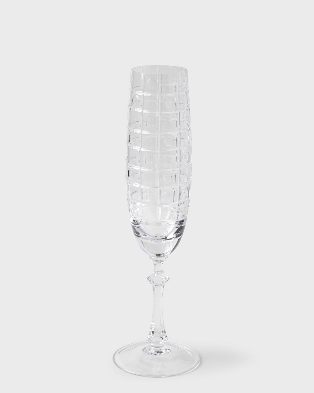 Tania Bulhoes Champagne Glass Jacaranda Clear