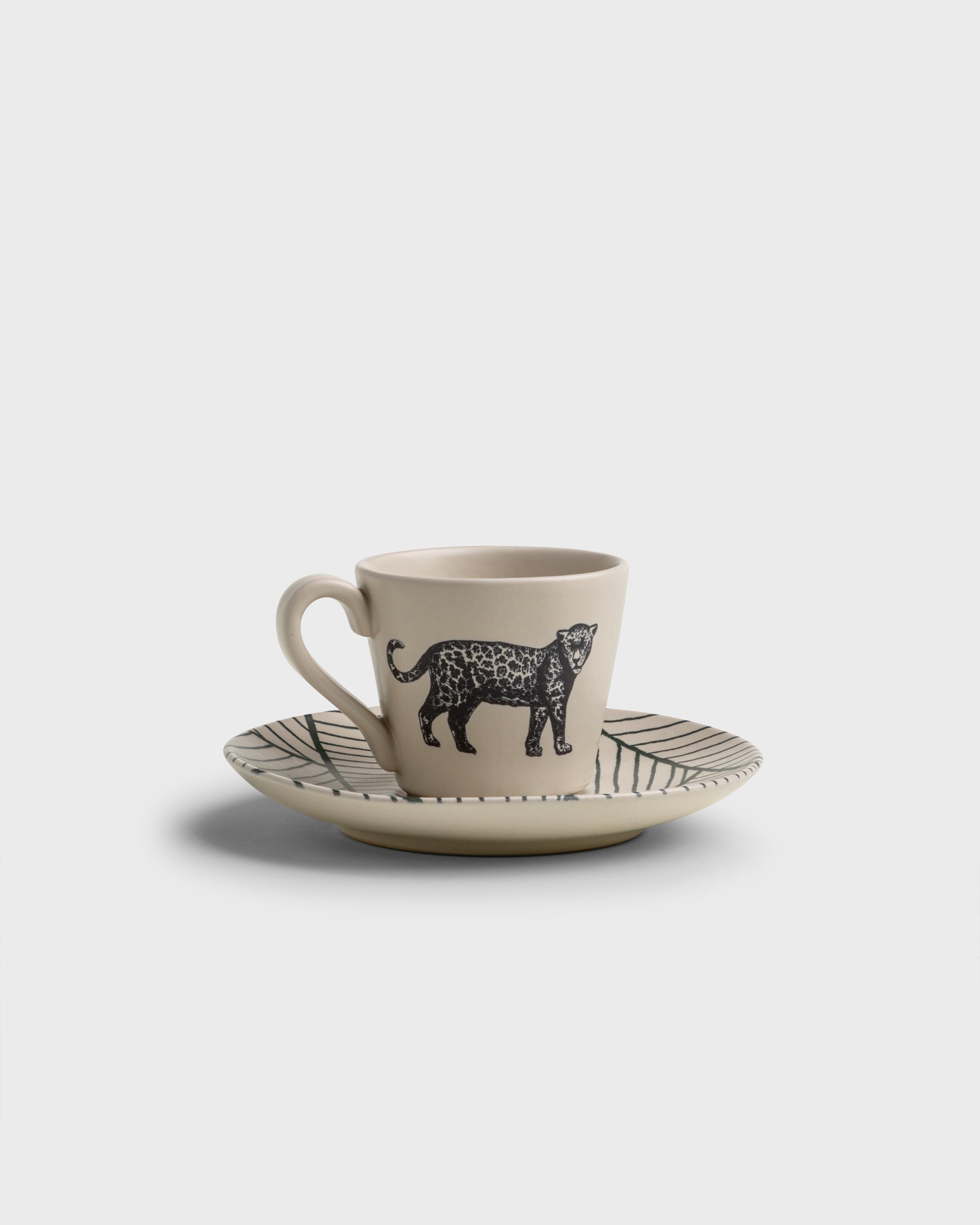 Espresso Cup and Saucer Animais - Tania Bulhões