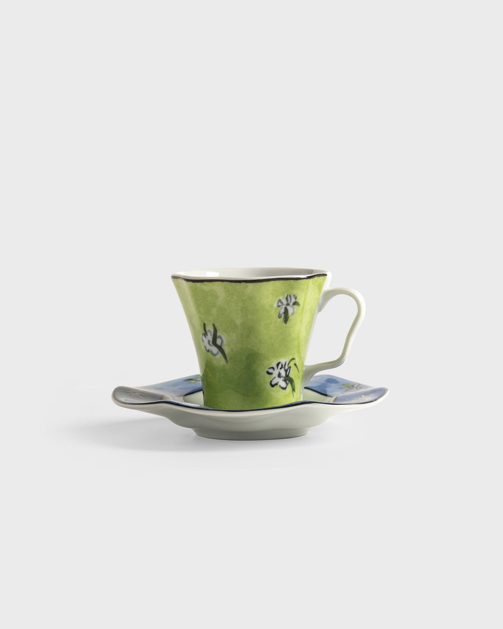 Tania Bulhoes Espresso Cup and Saucer Paraty
