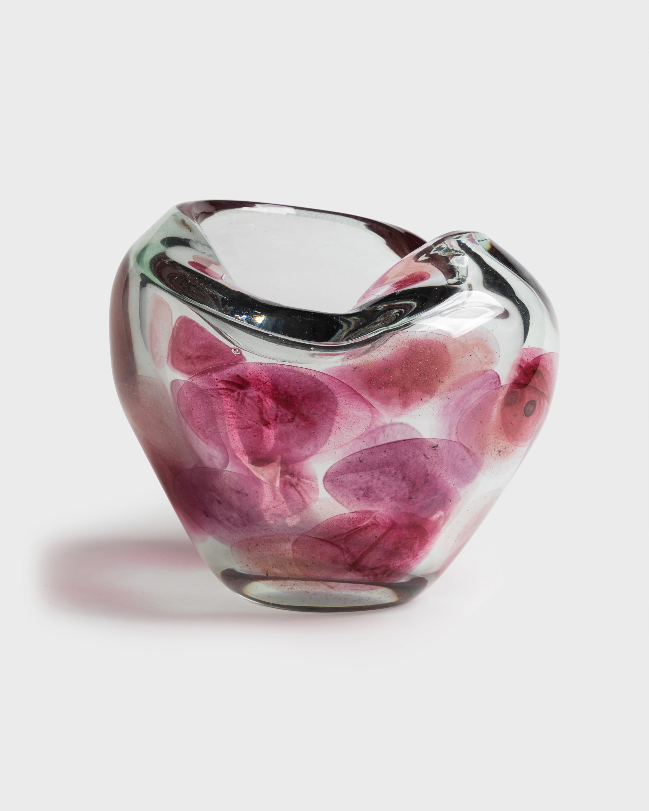 Glass Vase Cielo Magenta - Tania Bulhões