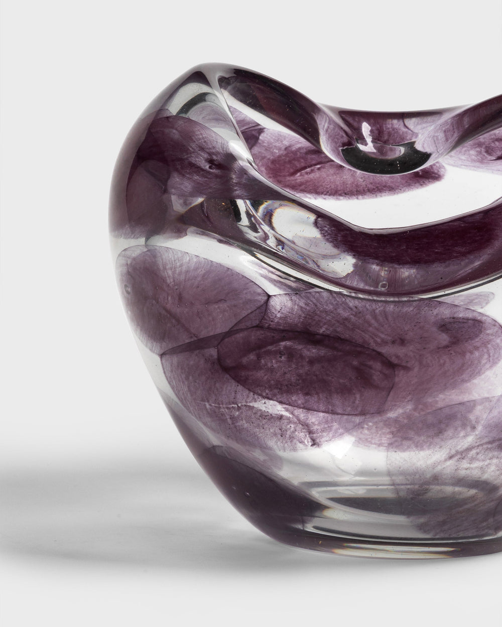 Tania Bulhoes Glass Vase Cielo Violet