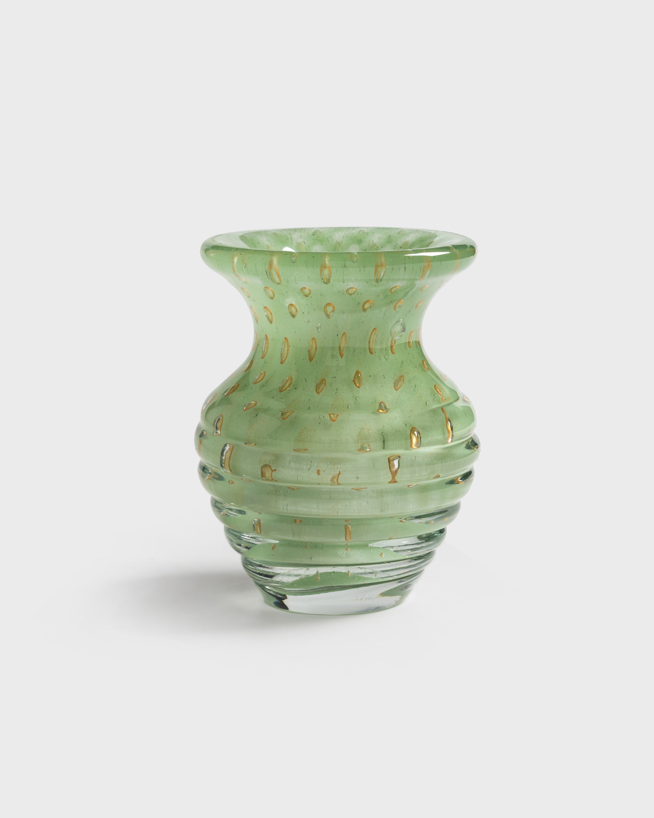 Glass Vase Cremona Green Celadon Small - Tania Bulhões
