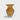 Glass Vase Cremona Guarana & Gold Small - Tania Bulhões