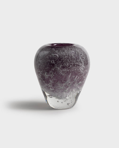 Tania Bulhoes Glass Vase Stellato Violet