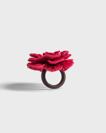 Tania Bulhoes Napkin Ring Croche Pink