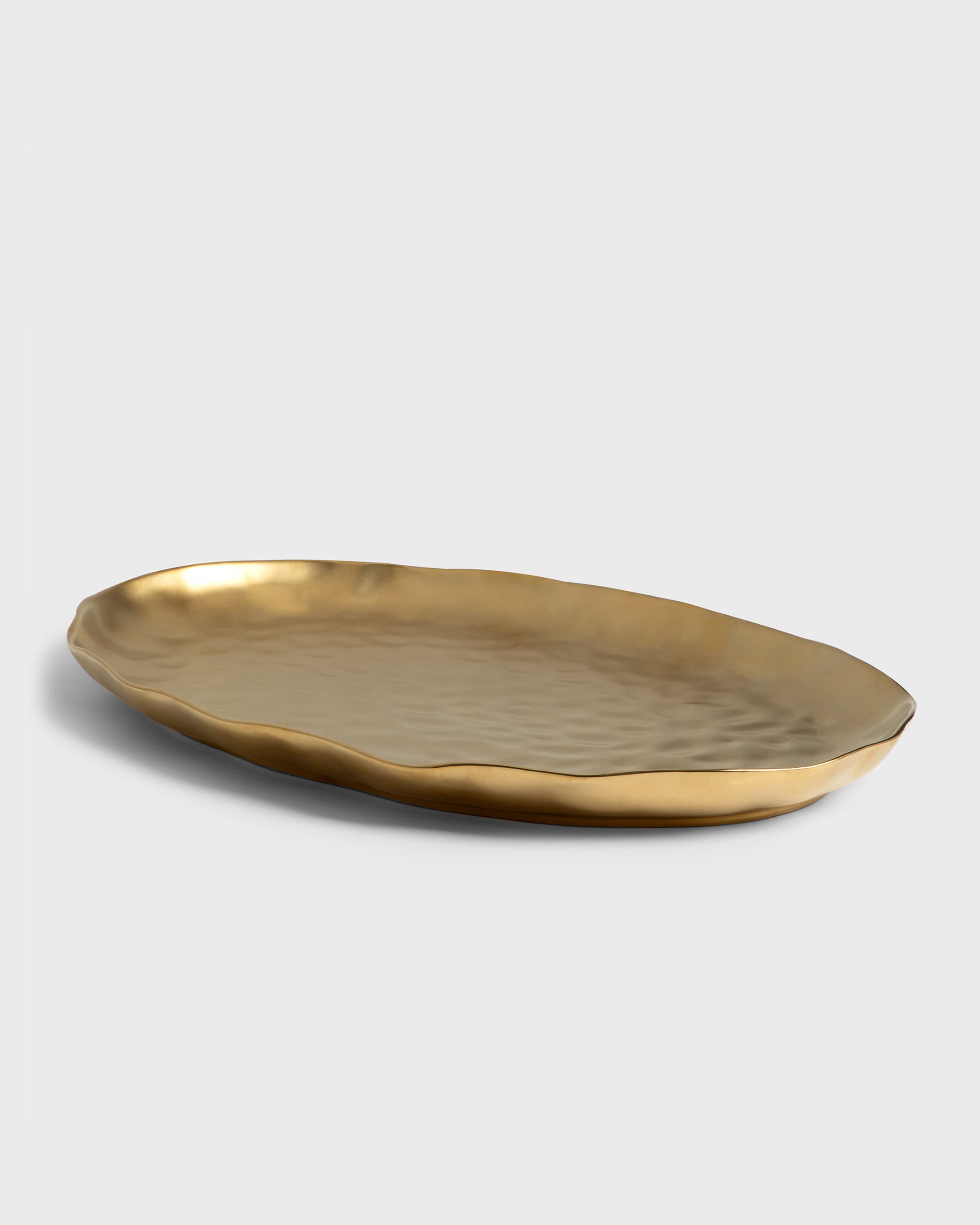 Platter Mediterraneo Gold Oval - Tania Bulhões