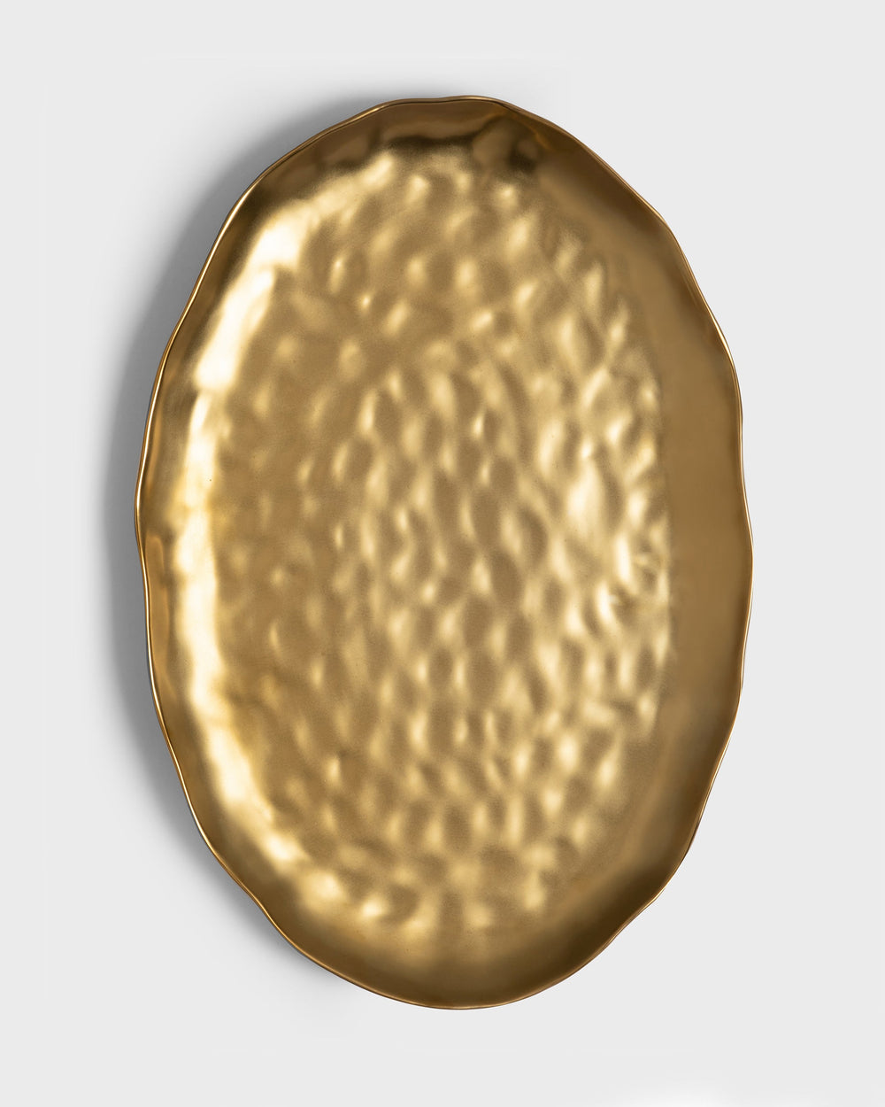 Tania Bulhoes Platter Mediterraneo Gold Oval