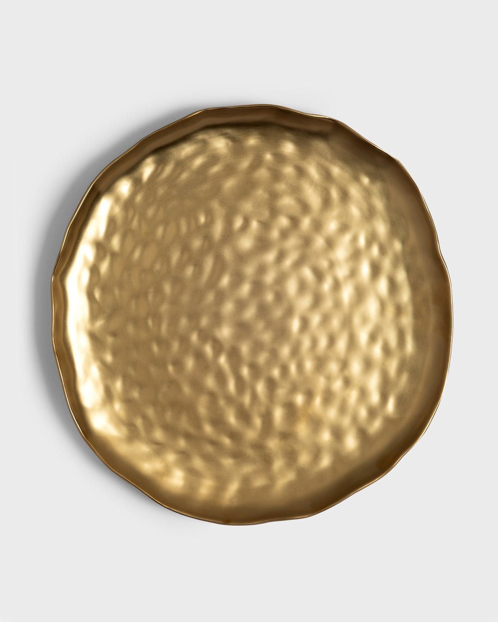 Tania Bulhoes Platter Mediterraneo Gold Round