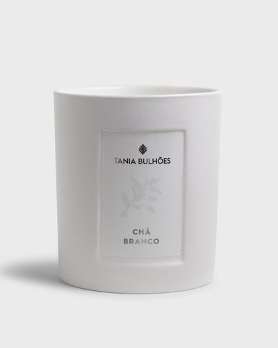 Tania Bulhoes Scented Candle Cha Branco