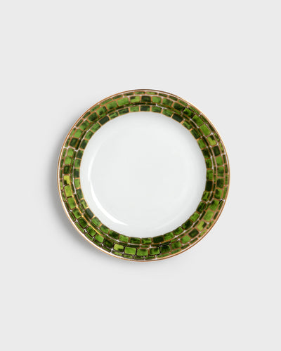 Tania Bulhoes Soup Plate Jade Green