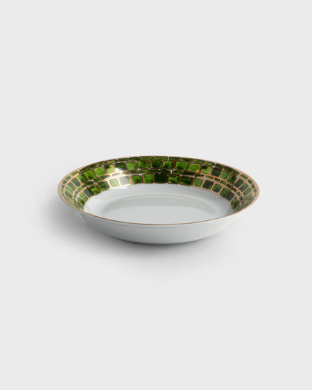Tania Bulhoes Soup Plate Jade Green