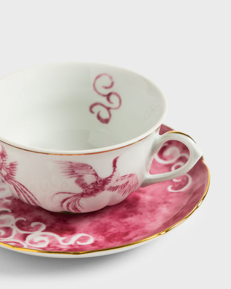 Tania Bulhoes Tea Cup and Saucer Fenix