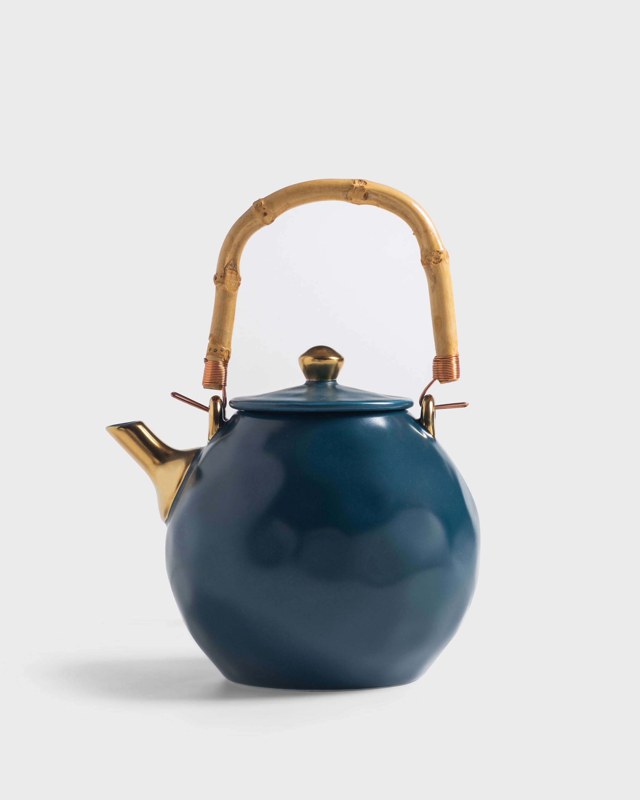 Teapot Mediterraneo Cobalt Blue - Tania Bulhões