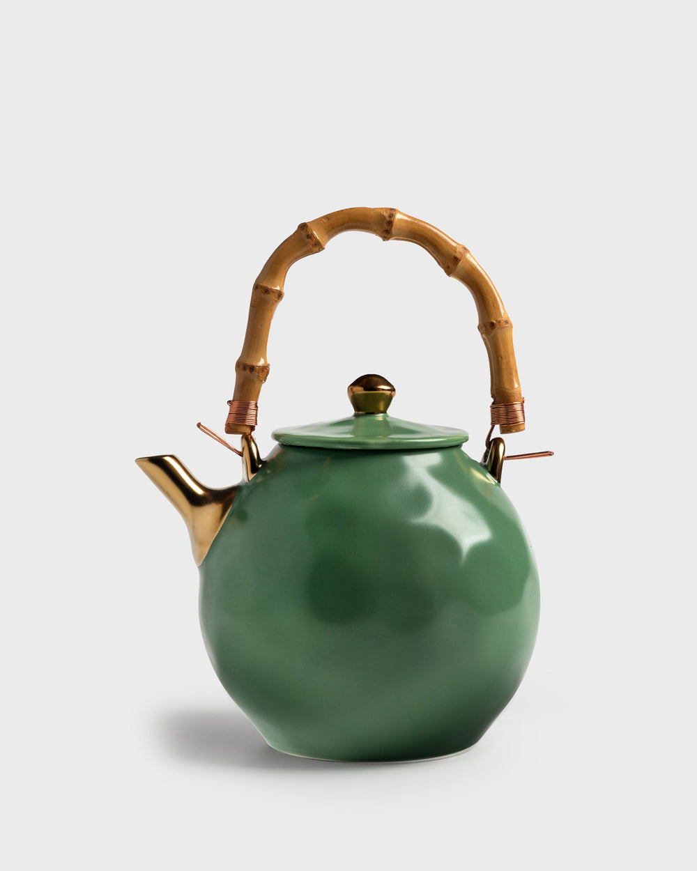 Tania Bulhoes Teapot Mediterraneo Green