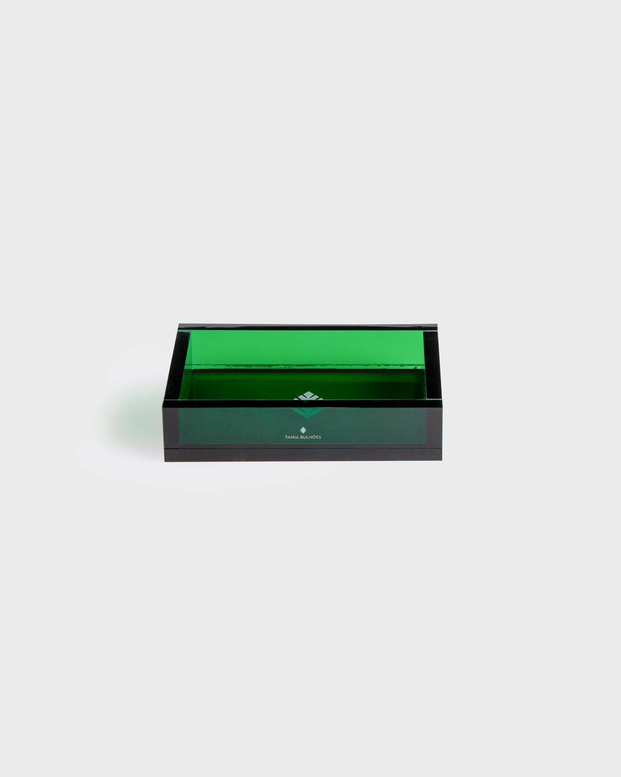 Tray Diamante Green Medium - Tania Bulhões